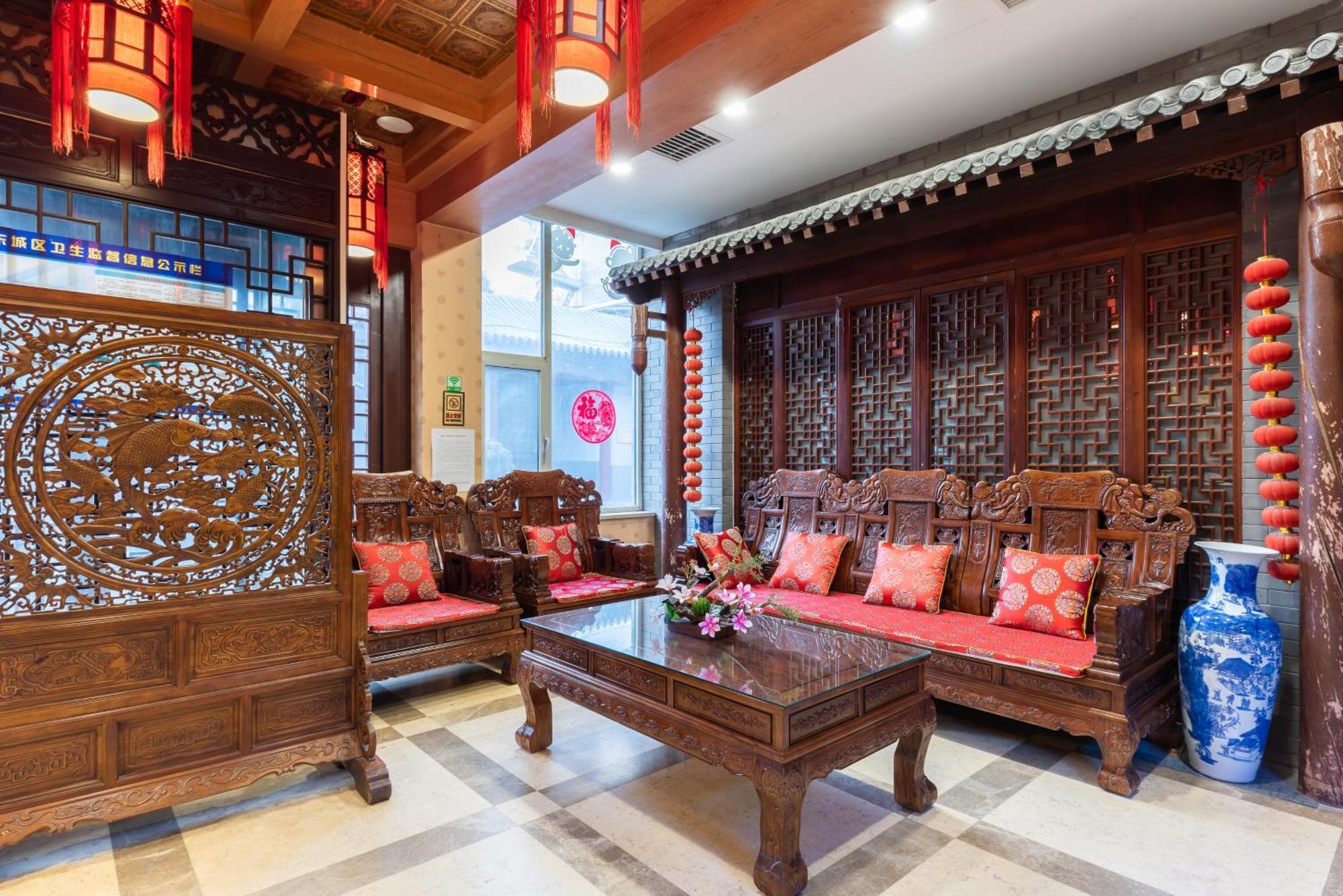 Chinese Culture Boutique Hotel-Tangfu,Traditional Chinese Theme,Heart Of Beijing,Near Forbidden City,Tiananmen Square,Hutongs,Metro Access,Free Coffee,Tea,Laundry Exteriér fotografie
