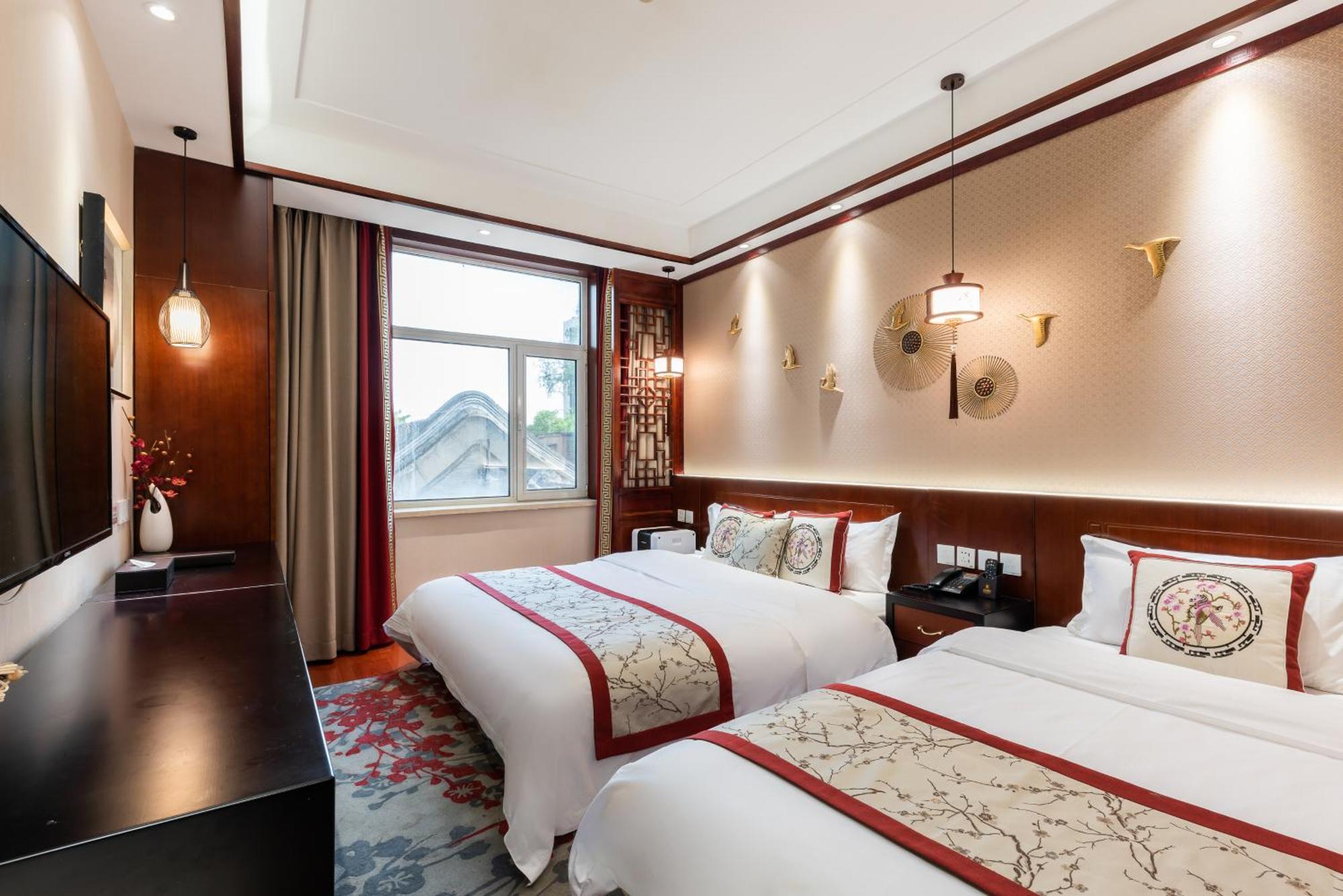 Chinese Culture Boutique Hotel-Tangfu,Traditional Chinese Theme,Heart Of Beijing,Near Forbidden City,Tiananmen Square,Hutongs,Metro Access,Free Coffee,Tea,Laundry Exteriér fotografie