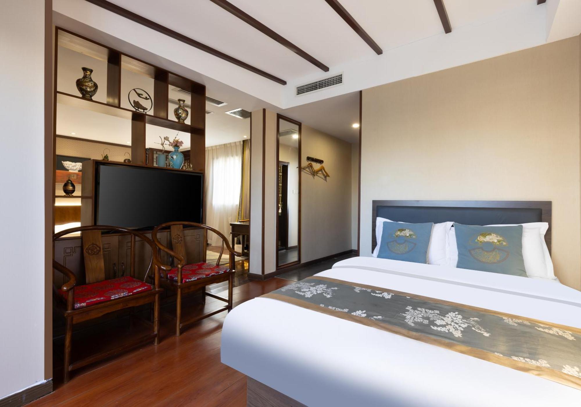Chinese Culture Boutique Hotel-Tangfu,Traditional Chinese Theme,Heart Of Beijing,Near Forbidden City,Tiananmen Square,Hutongs,Metro Access,Free Coffee,Tea,Laundry Pokoj fotografie